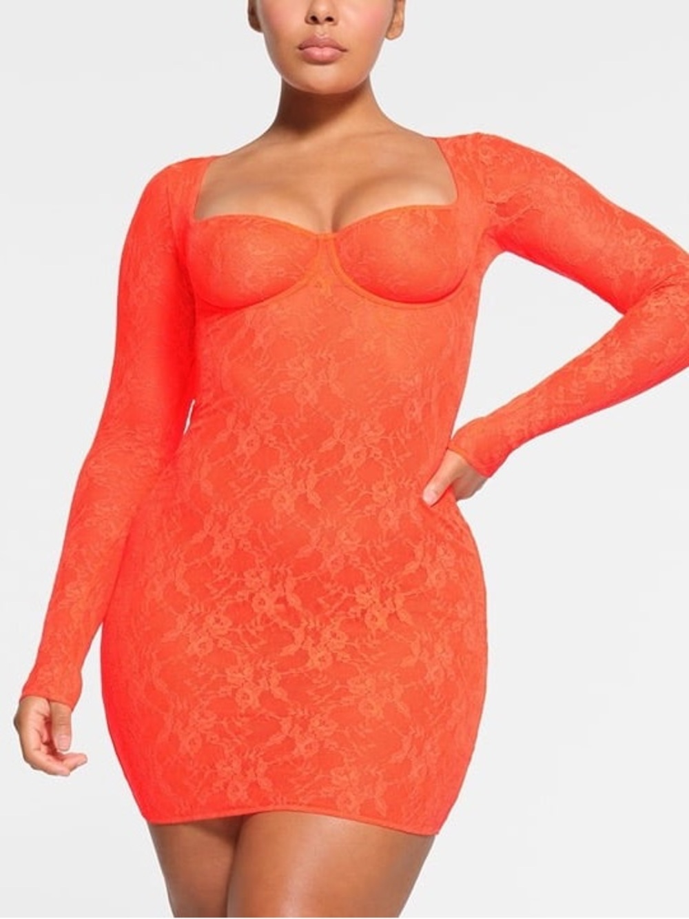 💫SKIMS💫  Long Sleeve Underwire Dress **Limited Edition Colour**
